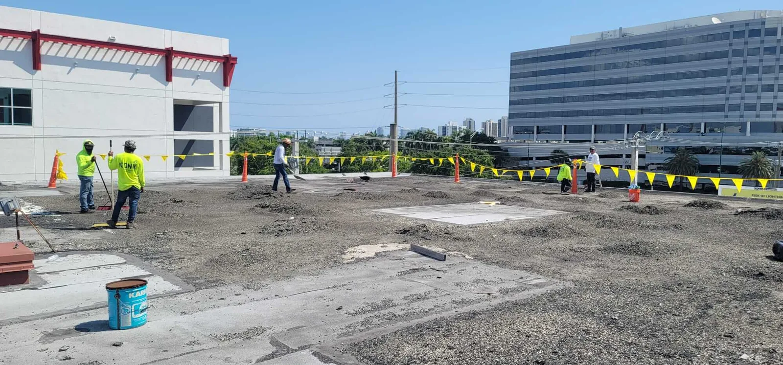 Commercial roofing project in Fort Lauderdale FL